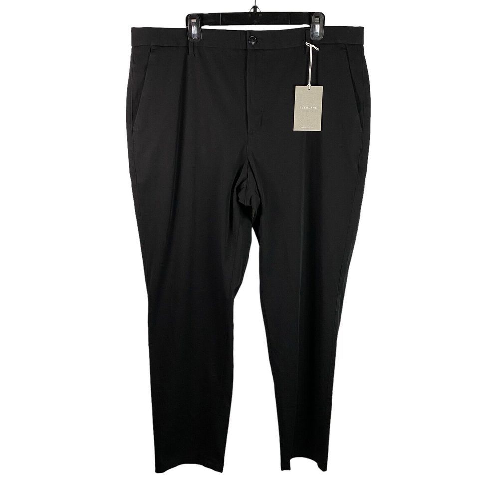 Everlane Straight Fit Uniform Mens Performance Black Pant Sz 40x32
